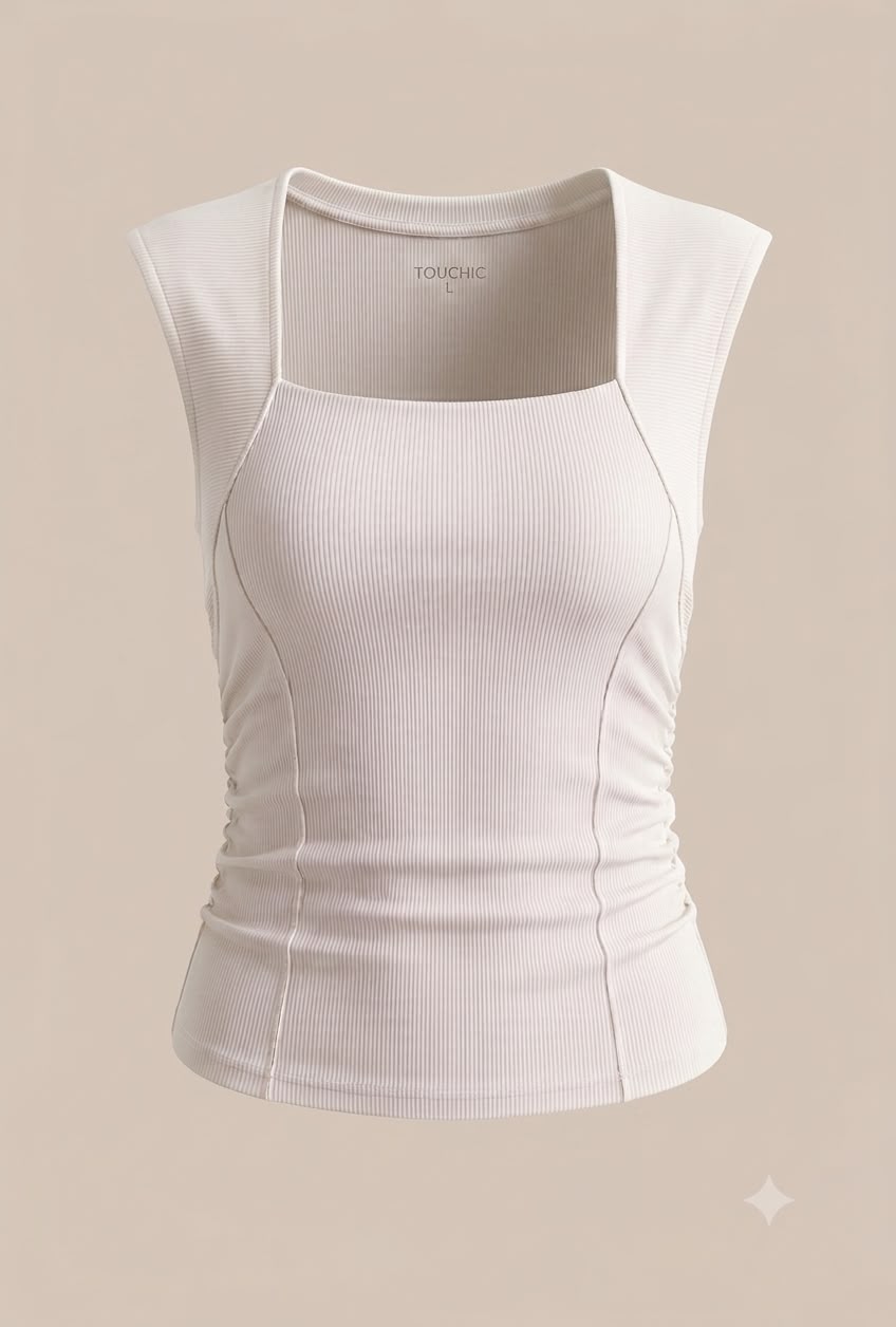 Basic top (square neck)