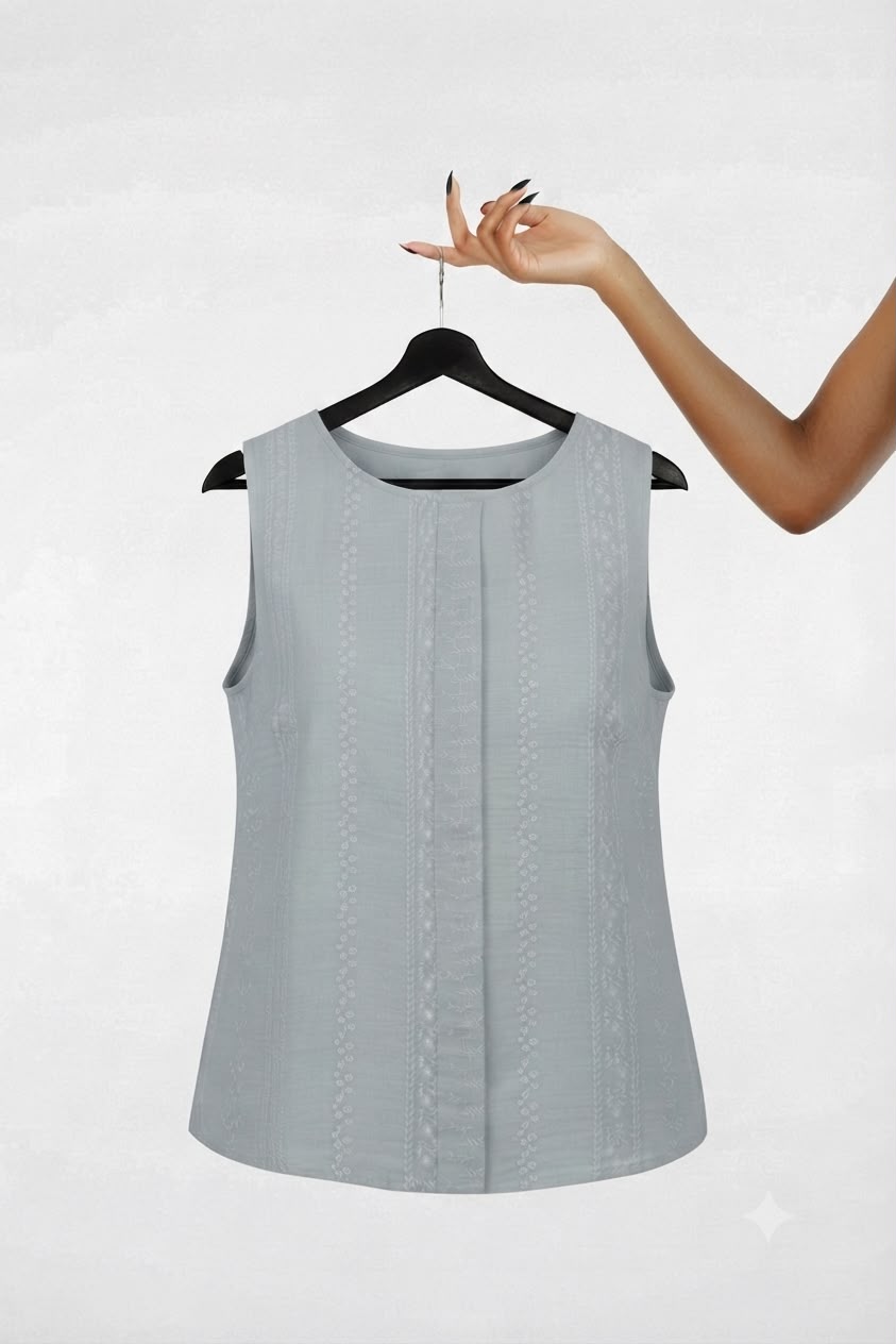 Linen printed short set