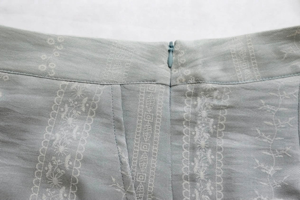 Linen printed short set