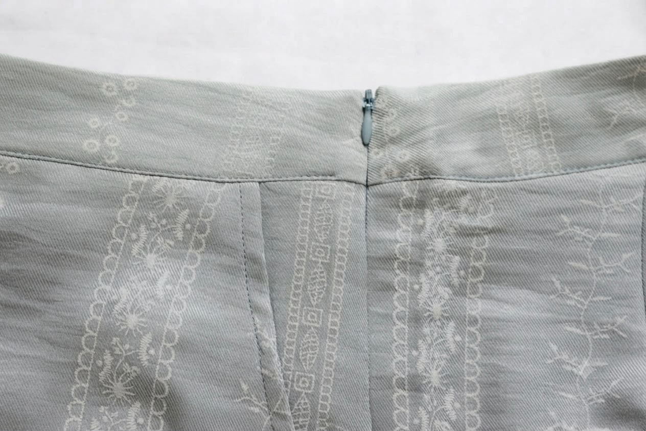 Linen printed short set