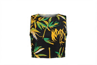 Satin printed short set