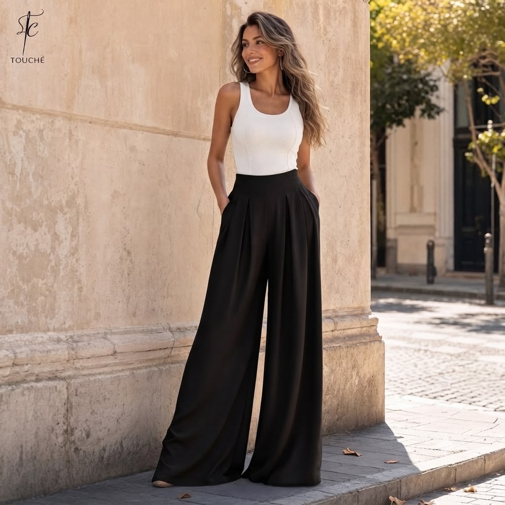 Wide leg pants